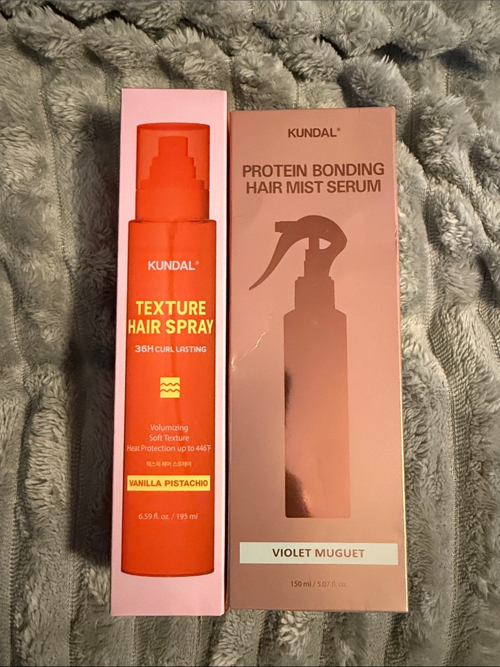 KUNDAL Texture Hair Spray – Vanilla Pistachio (Orange)